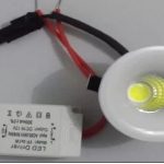 Spot Mini Dicroica Led 3w Redondo Branco Frio