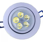 Spot Led 5w Quadrado Dicroica Embutir Direcional branco Frio