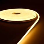 Fita Neon Led 5m 12v Corte 2,5cm Flexivel Alto Brilho Cor Da Luz Branco-quente